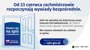 Od 23 czerwca rachmistrzowie spisowi rozpoczną wy